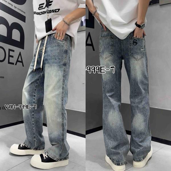 Джинсы Baron Jeans (M-3XL) 999E-7 l.blue (деми)