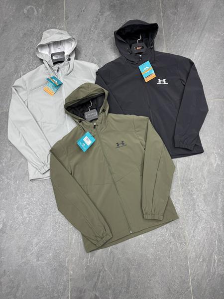 Ветровка F.T.H (L-4XL) F681 black (деми)