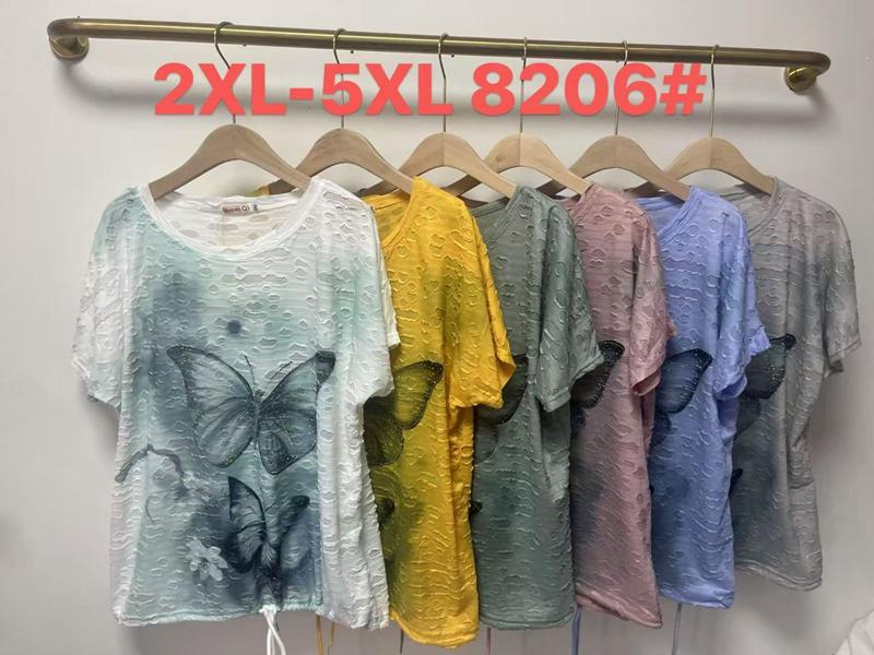 Футболка Monarlir (2XL-5XL) 8206Д green (лето)