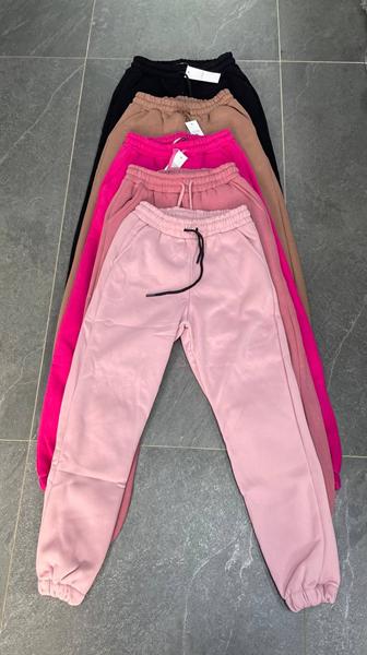 Штаны спорт Prenses (S-2XL) RL1077 l.pink (зима)