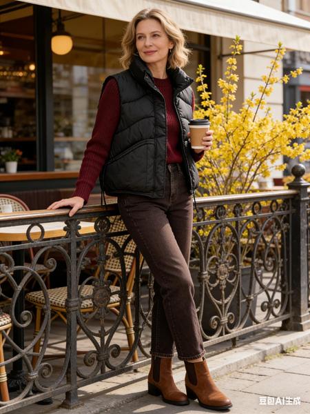 Жилетка Jacket (M-2XL) M803 black (деми)