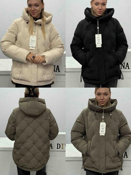 Куртка Yafeier (S-2XL) 853-1 beige (зима)