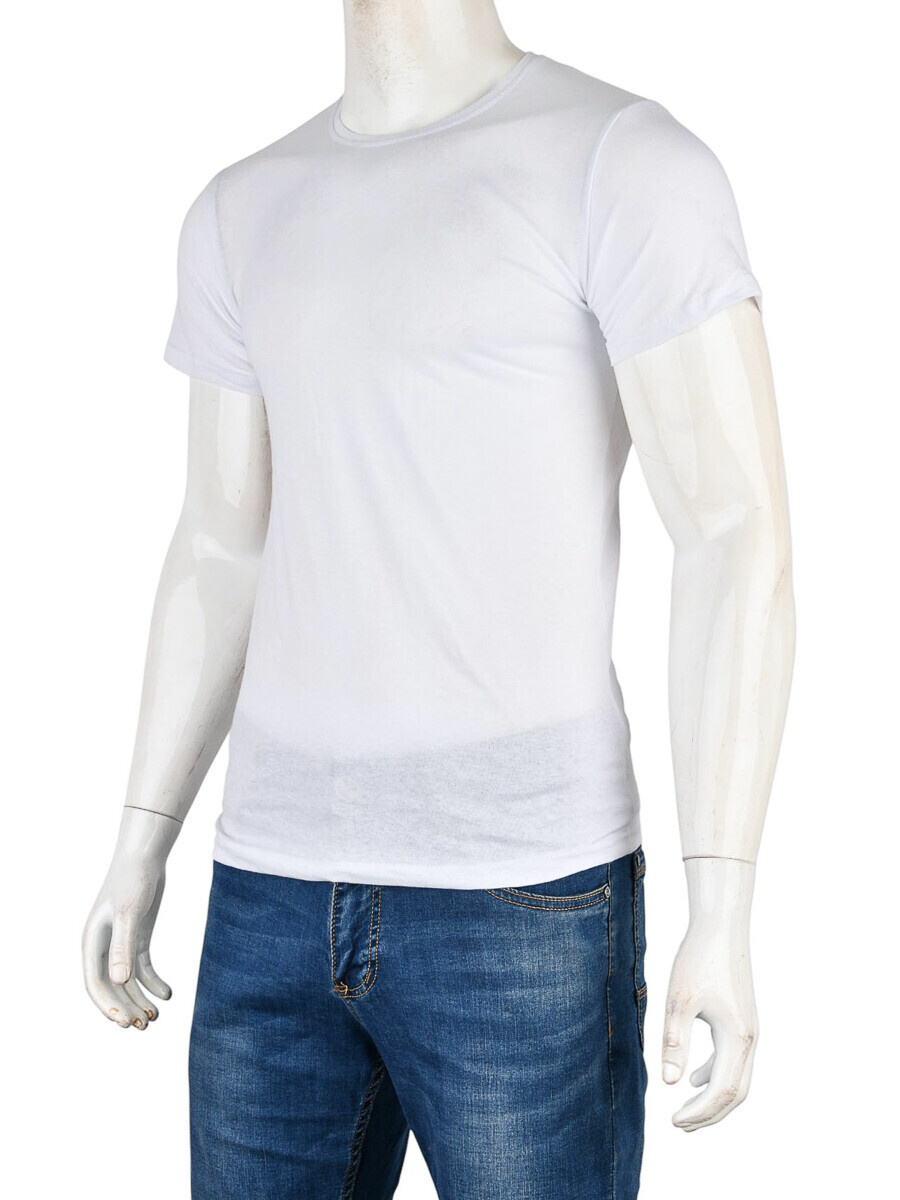 Футболка Textile (M-3XL) 841М white (лето)
