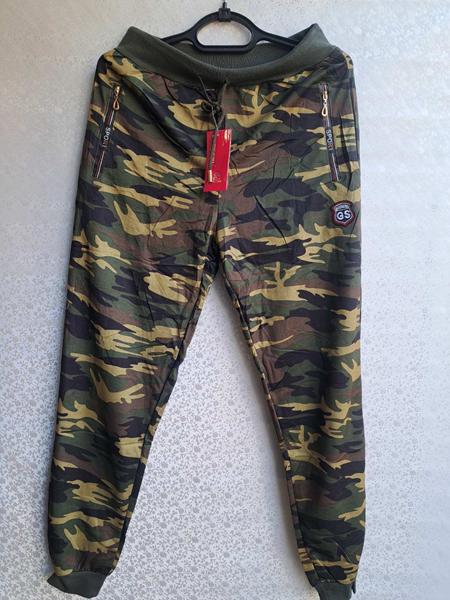 Штаны спорт Giang (M-3XL) 611 khaki-yellow (деми)