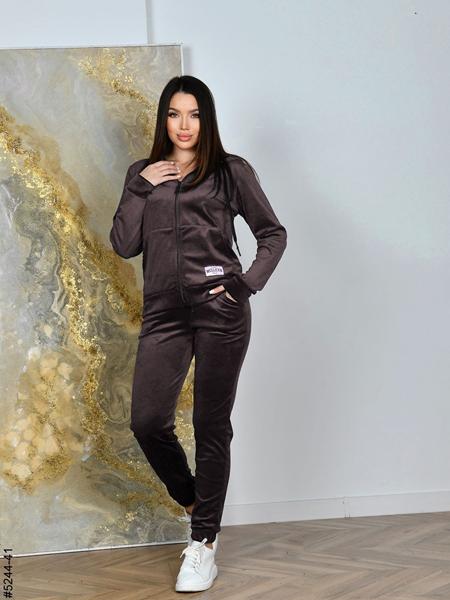 Костюм спорт OdesaOpt (44-52) 5244-41 brown (деми)
