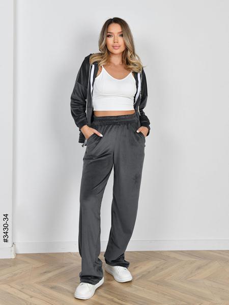 Костюм спорт OdesaOpt (44-48) 3430-34 d.grey (деми)