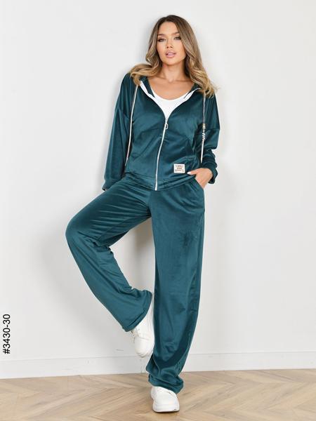 Костюм спорт OdesaOpt (44-48) 3430-30 green (деми)