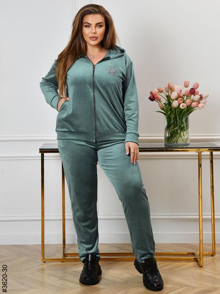 Костюм спорт OdesaOpt (54-58) 3620-30 mint (деми)