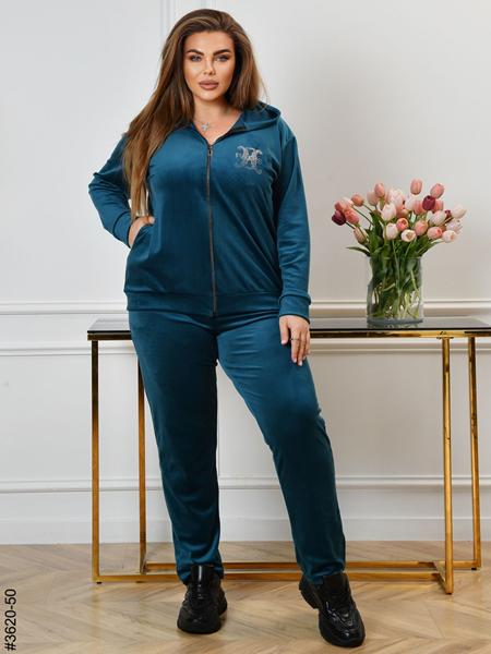 Костюм спорт OdesaOpt (54-58) 3620-50 blue (деми)