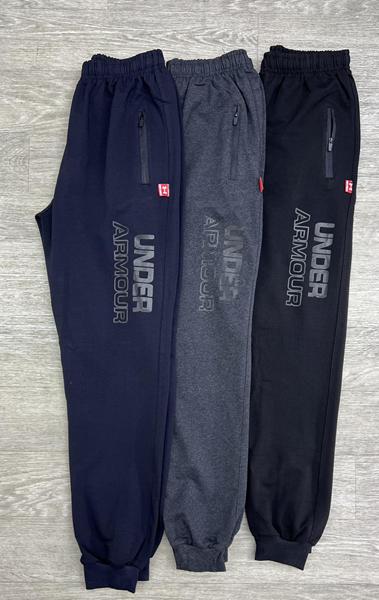 Штаны спорт MirWear (46-54) MW1-005 black (деми)