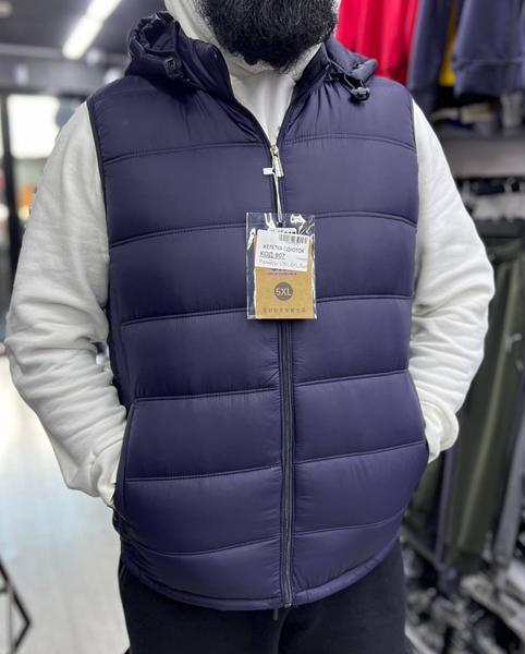 Жилетка MirWear (M-3XL) MW306-807 navy (деми)