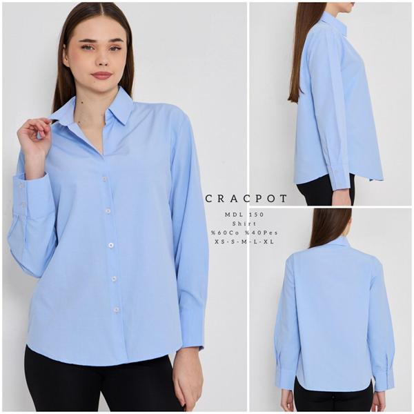 Рубашка Maxim Jeans (XS-XL) 150 l.blue (деми)