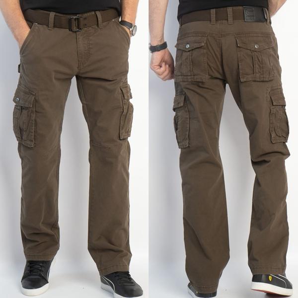 Штаны Maxim Jeans (30-38) 1672-2 brown (деми)