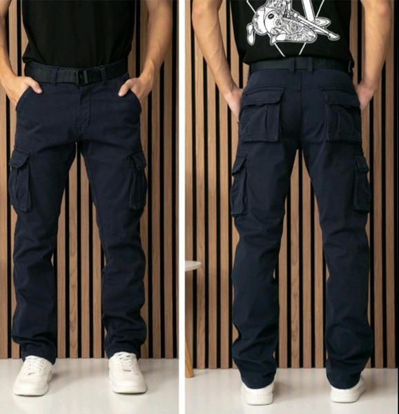 Штаны Maxim Jeans (30-40) 8982 black (деми)