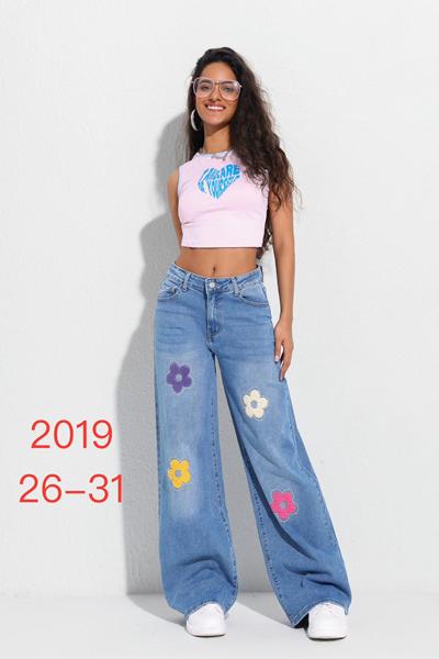 Джинсы NewJeans (26-31) 2019 l.blue (деми)