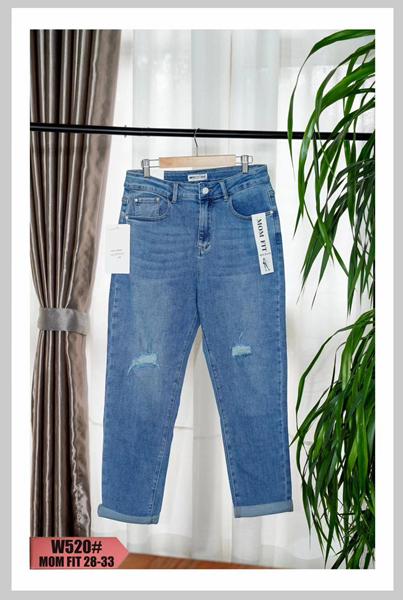 Джинсы NewJeans (28-33) W520 blue (деми)