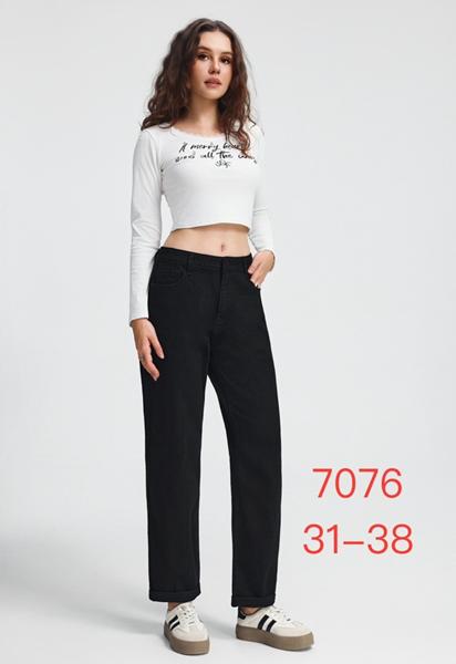 Джинсы NewJeans (31-38) 7076 black (деми)