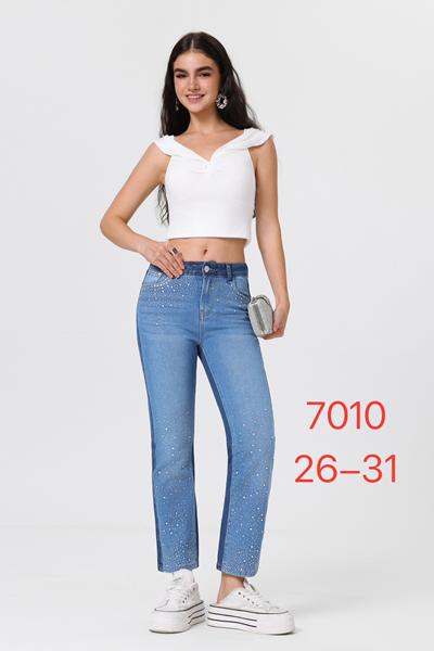 Джинсы NewJeans (26-31) 7010 blue (деми)