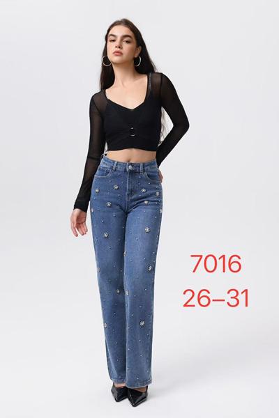 Джинсы NewJeans (26-31) 7016 blue (деми)