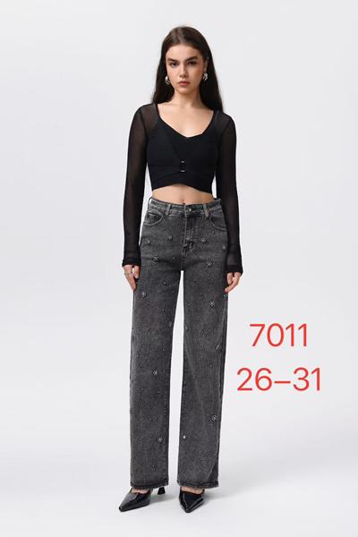 Джинсы NewJeans (26-31) 7011 d.grey (деми)