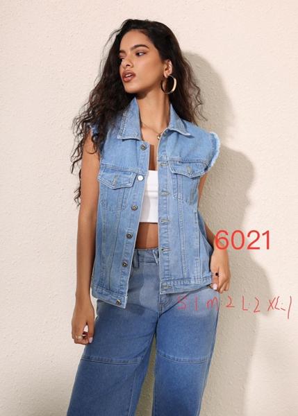 Жилетка NewJeans (S-XL) 6021 l.blue (лето)