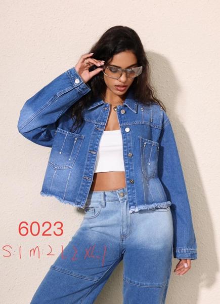 Куртка NewJeans (S-XL) 6023 blue (деми)
