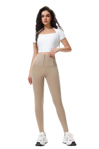 Лосины NewJeans (S-XL) 038 beige (деми)