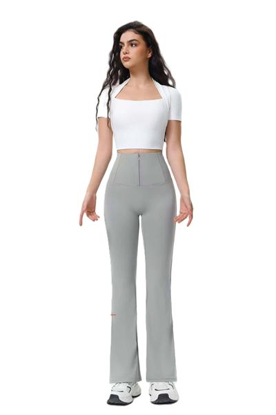 Штаны спорт NewJeans (S-XL) 039 l.grey (деми)