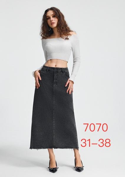 Юбка NewJeans (31-38) 7070 grey (лето)