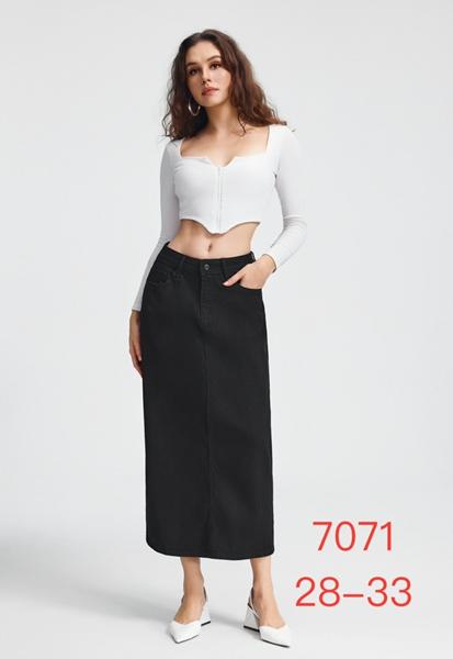Юбка NewJeans (28-33) 7071 black (лето)