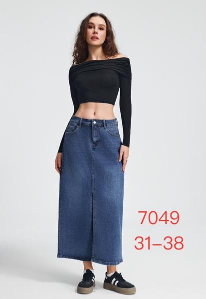 Юбка NewJeans (31-38) 7049 blue (лето)