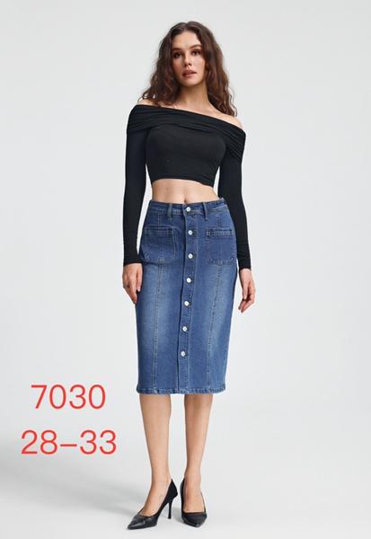 Юбка NewJeans (28-33) 7030 blue (лето)