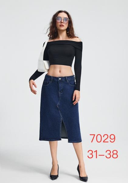 Юбка NewJeans (31-38) 7029 navy (лето)