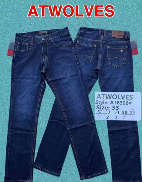 Джинсы Resalsa (32-38) AT6306 blue (деми)
