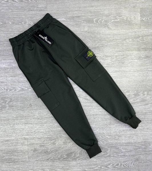 Штаны спорт MirWear kids (9-13) NW410-214-2 green (деми)