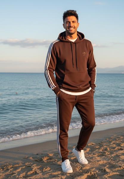 Костюм спорт Zalov (46-54) ZW1165 brown (деми)