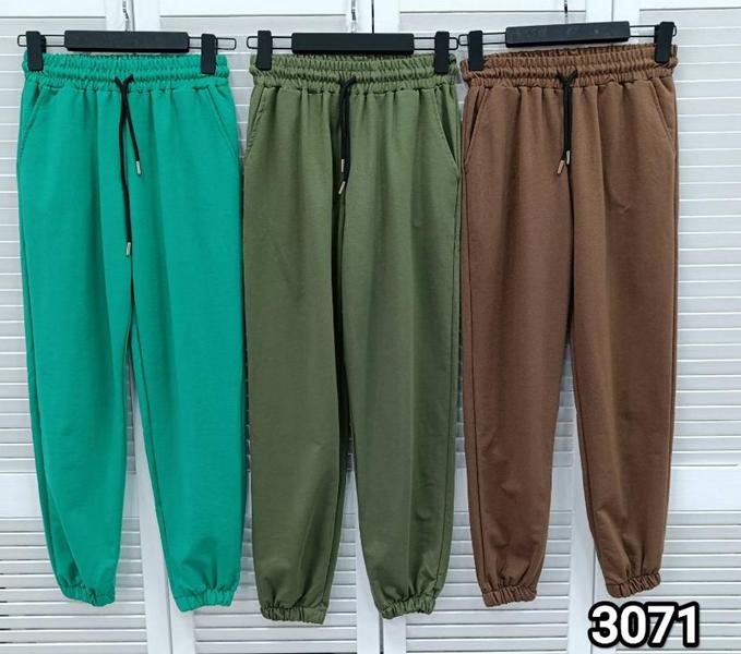 Штаны спорт MMC clothes (S-XL) 3071 l.green (деми)