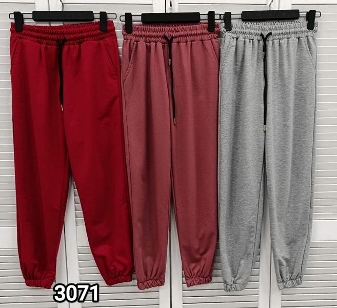 Штаны спорт MMC clothes (S-XL) 3071 red (деми)