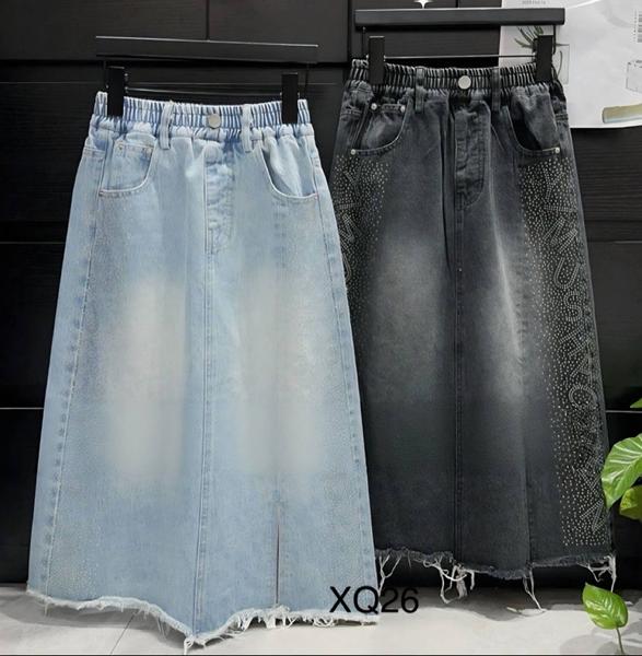 Юбка Delfinka (120-170) XQ26 d.grey (деми)