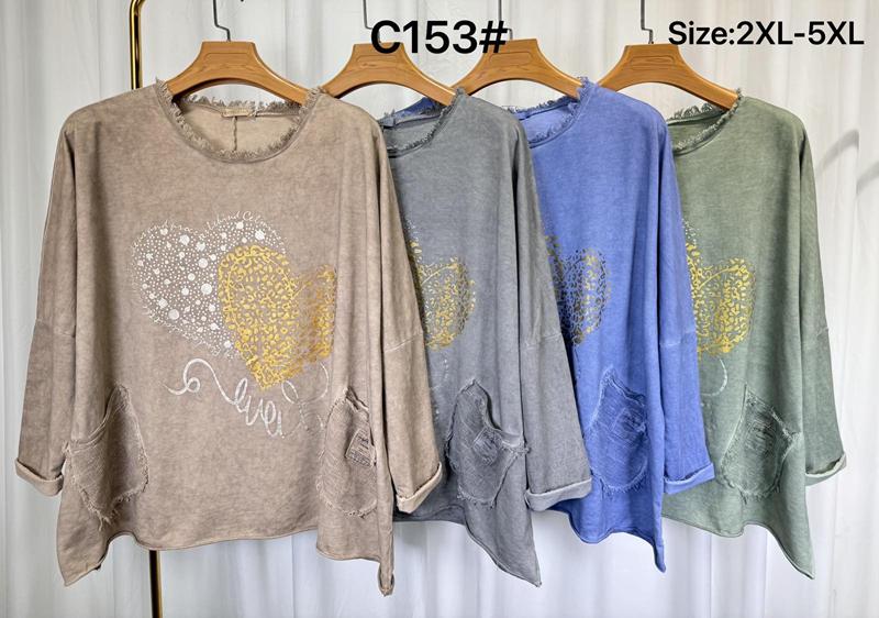 Свитер Kaffir Lily (2XL-5XL) C153 blue (деми)