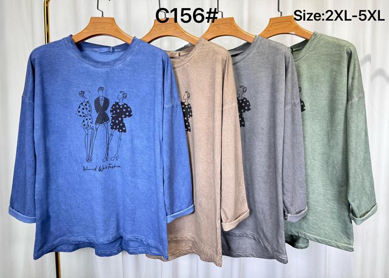 Свитер Kaffir Lily (2XL-5XL) C156 blue (деми)