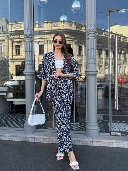 Костюм Arina (42-48) 8071-1 black (лето)