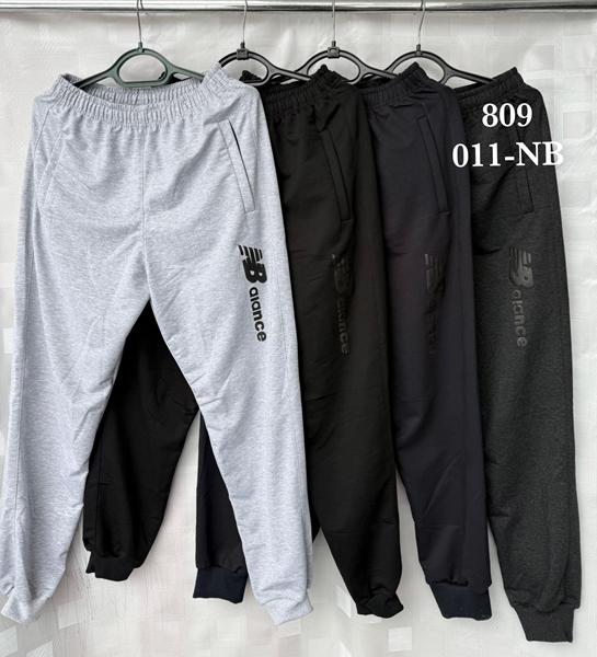 Штаны спорт Shon (46-54) 011NB black (деми)