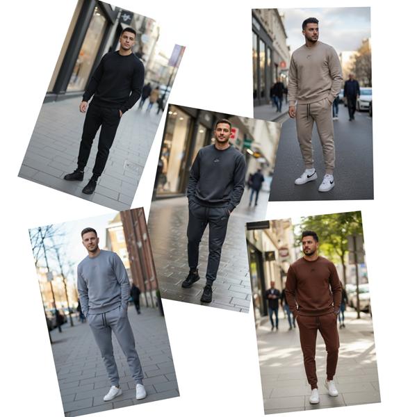 Костюм спорт Shon (46-54) S2084 brown (деми)