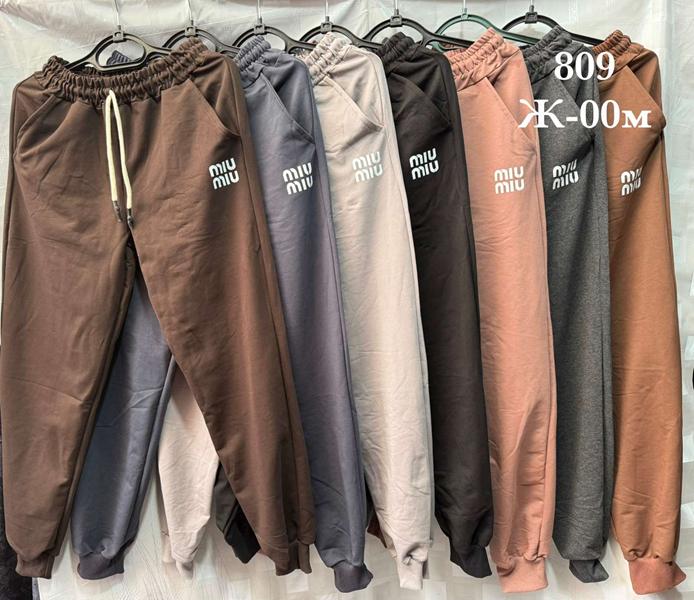 Штаны спорт Shon (44-52) Ж009M peach (деми)