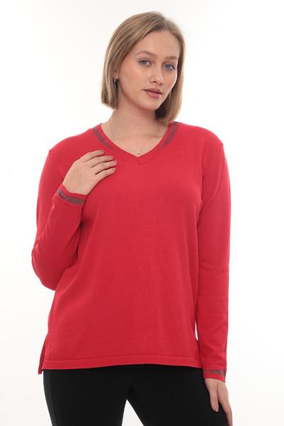 Свитер Julia (52-54) JL841 red (деми)