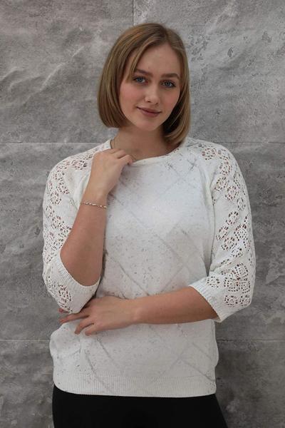 Свитер Julia (50-52) JL866 white (деми)