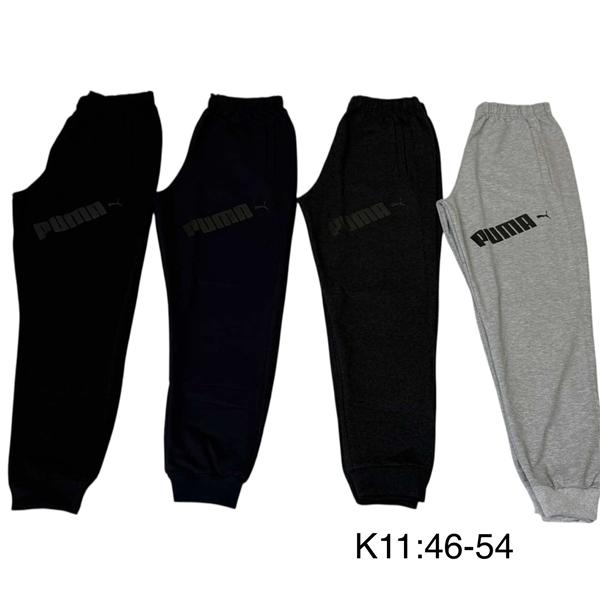 Штаны спорт TRAN (46-54) K11-2 navy (деми)