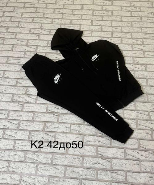 Костюм спорт TRAN (42-50) K2 black (деми)