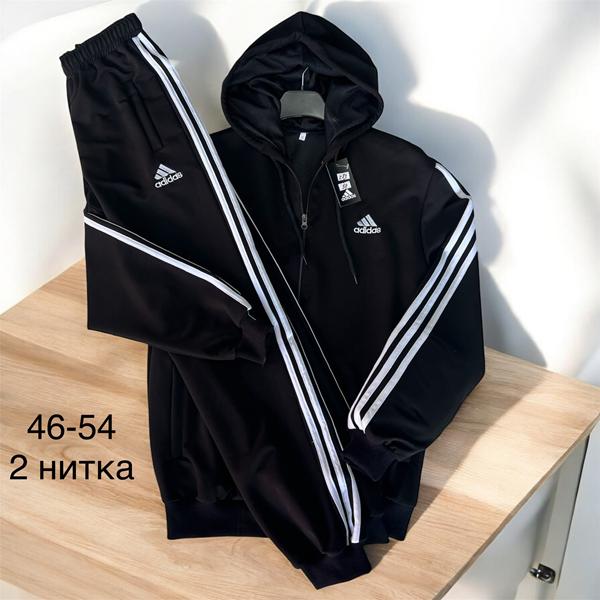 Костюм спорт TRAN (46-54) TR666 black (деми)